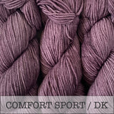 AMETHYST BROOCH // Hand Dyed Yarn // Tonal Yarn