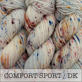 BLANKET FORT // Hand Dyed Yarn // Speckled Yarn