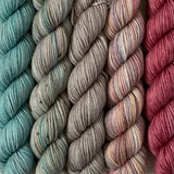 GIRLS TRIP // Bite-Size Mini Set of 5 // Hand Dyed Yarn