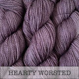 AMETHYST BROOCH // Hand Dyed Yarn // Tonal Yarn