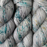 HIGH FIVE // Hand Dyed Yarn // Speckled Variegated Yarn