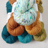 SEVEN SEAS // Hand Dyed Yarn // Speckle Yarn