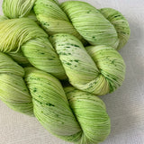 GRANNY SMITH // Hand Dyed Yarn // Speckled Tonal Yarn