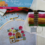 THE BEE KEEPER (Cross-Stitch Kit) - Frosted Pumpkin Stitchery