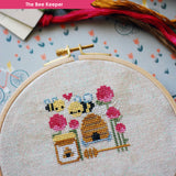 THE BEE KEEPER (Cross-Stitch Kit) - Frosted Pumpkin Stitchery