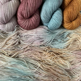 FRESHWATER PEARL // Hand Dyed Yarn // Speckled Variegated Yarn