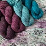 GEODE // Hand Dyed Yarn // Speckle Variegated Yarn