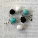 BITTY POM-POM STITCH MARKERS (Set of 6)