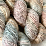FRESHWATER PEARL // Hand Dyed Yarn // Speckled Variegated Yarn