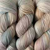FRESHWATER PEARL // Hand Dyed Yarn // Speckled Variegated Yarn