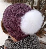 WINTER WHEAT BEANIE - Digital Knitting Pattern