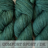 GREEN GABLES // Hand Dyed Yarn // Tonal Yarn