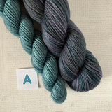 APPETIZER SOCK SETS - 50g Half Skein w/ Coordinating 20g Mini