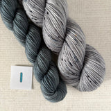 APPETIZER SOCK SETS - 50g Half Skein w/ Coordinating 20g Mini