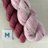 APPETIZER SOCK SETS - 50g Half Skein w/ Coordinating 20g Mini