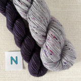 APPETIZER SOCK SETS - 50g Half Skein w/ Coordinating 20g Mini