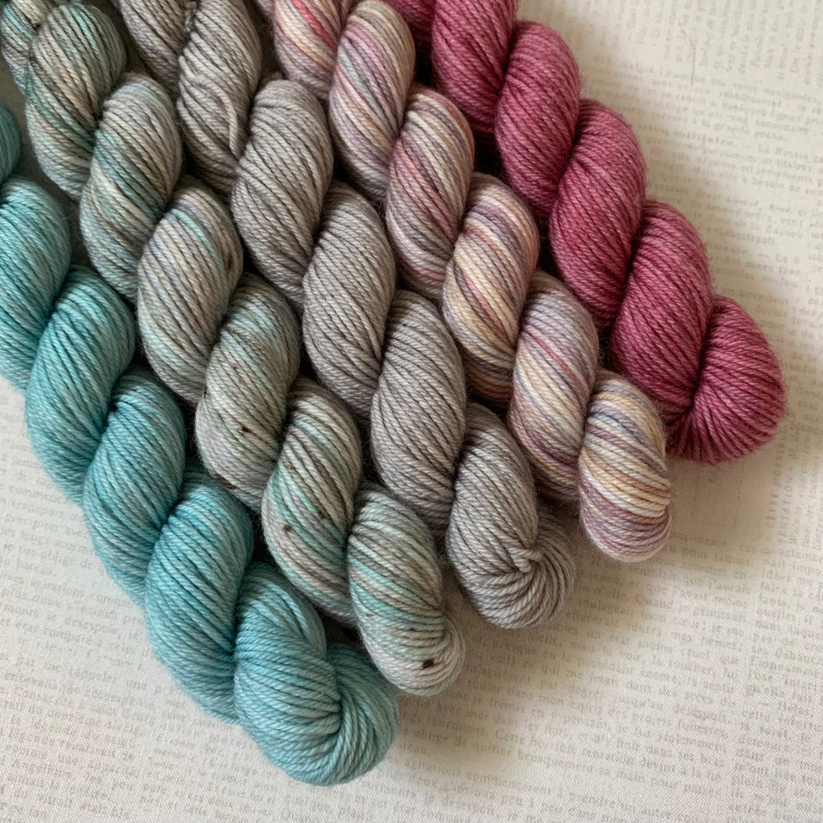 GIRLS TRIP // Bite-Size Mini Set of 5 // Hand Dyed Yarn – Midknit ...