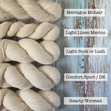 BROKEN SLATE // Hand Dyed Yarn // Tonal Yarn