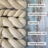 INK WELL // Hand Dyed Yarn // Tonal Yarn