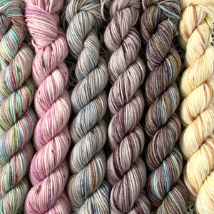 KINDRED SPIRITS - BITE-SIZE MINIS COLLECTION // Hand Dyed Yarn // Variegated/Speckled Yarn