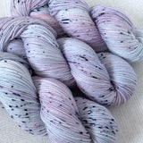 FROZEN SUNSET // Hand Dyed Yarn // Speckled Variegated Yarn