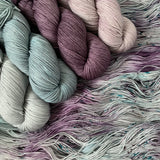 GEODE // Hand Dyed Yarn // Speckle Variegated Yarn